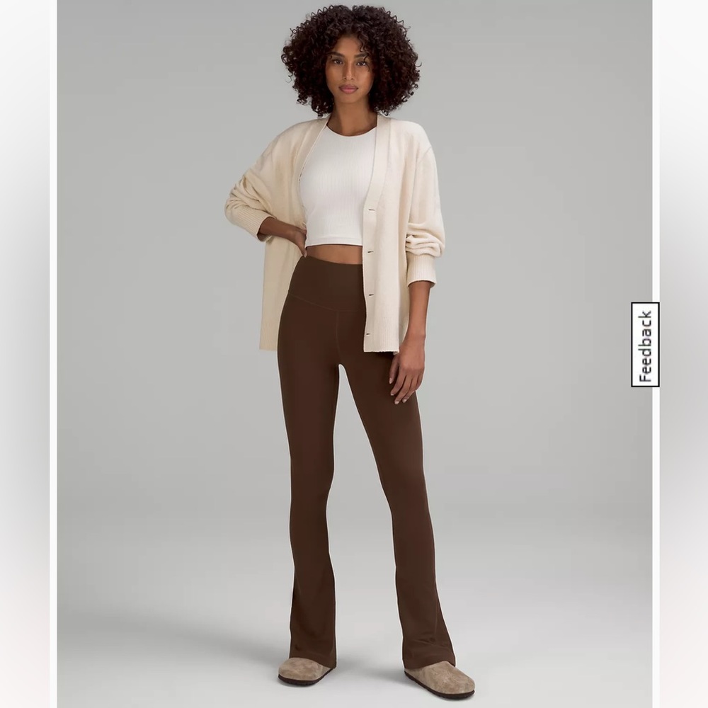 Authentic Lululemon Flared Align Leggings Brown Size 6